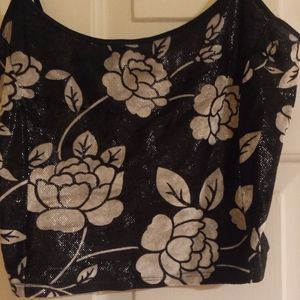 Ladies Cache' Black & White Cami 4M